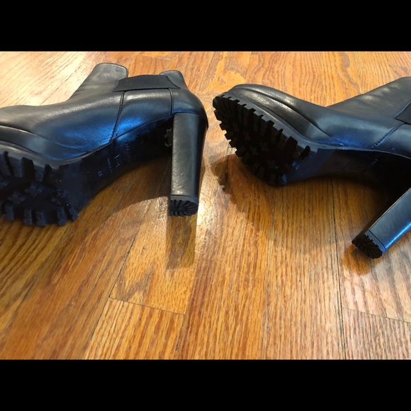 All Saints Black Ankle Boots - Picture 5 of 6